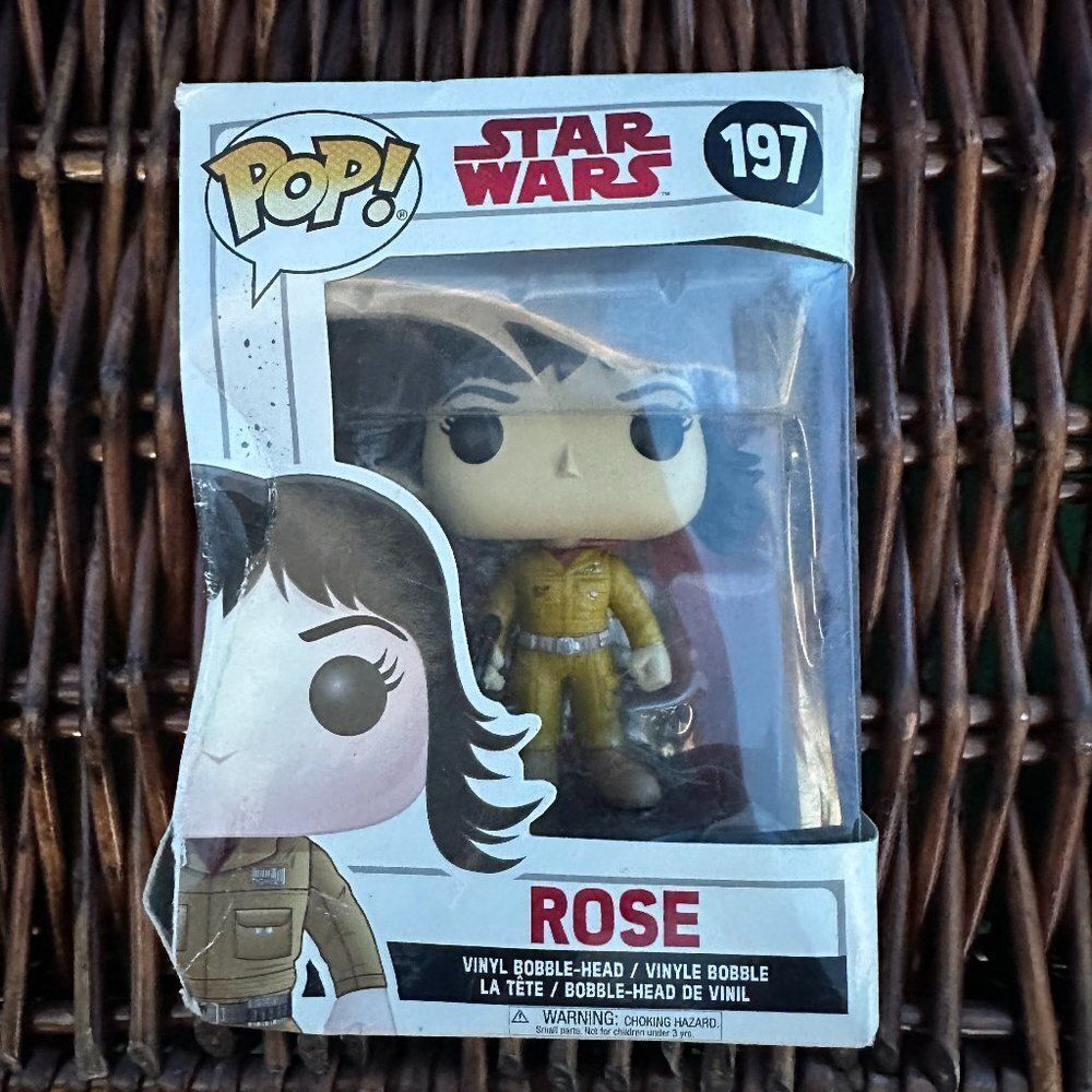 NEW Funko Pop Star Wars Rose Tico #197 Vinyl Figure The Last Jedi
